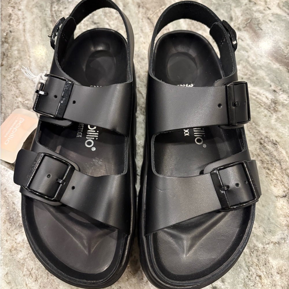 Papillio by Birkenstock Milano Chunky Exquisite Sandal 38 NEW - Picture 5 of 8